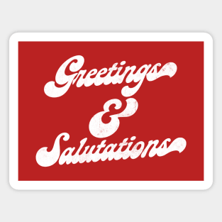 Greetings & Salutations Magnet